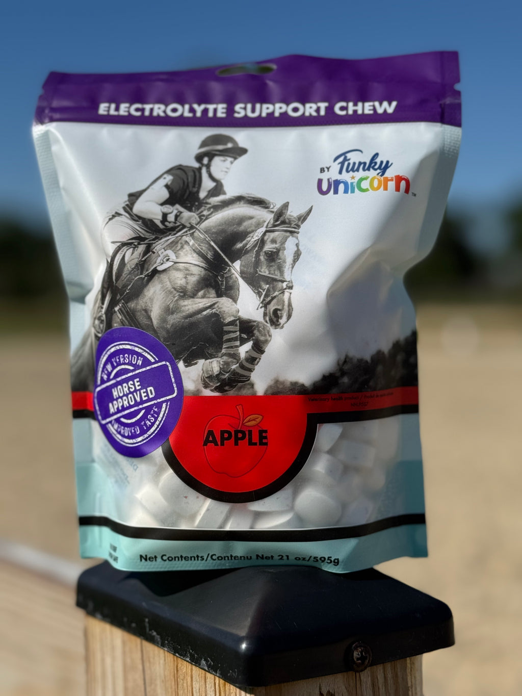 (W) 7 oz Funky Unicorn Electrolyte Support Chews
